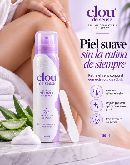 Clou de Sense™ – Espuma Depilatoria en Spray